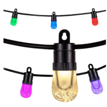 Product image of EcoScapes by Enbrighten 24-inch outdoor Wi-Fi color-changing LED string lights
